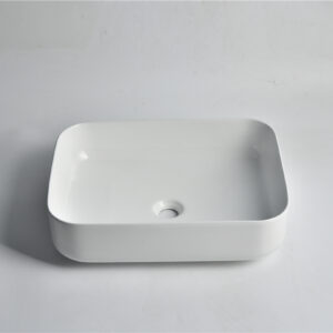 Claya basins, Luna-50 Gloss white