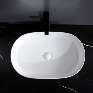 Claya bathware gloss white basin CLA-012