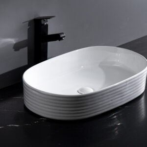 Claya bathware gloss white basin CLA-012
