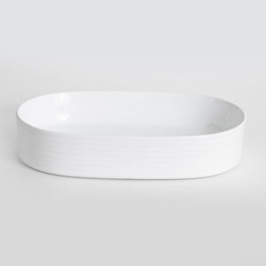 CLA-012-M Size:605*370*115mm Above counter basin Waste: 32mm Matte white non-overflow